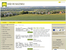 Tablet Screenshot of hajveslezsku.cz